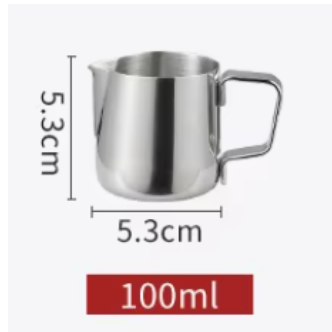 ถ้วยเหยือกนมตีฟองนม 100 ml สแตนเลส รหัส 2966