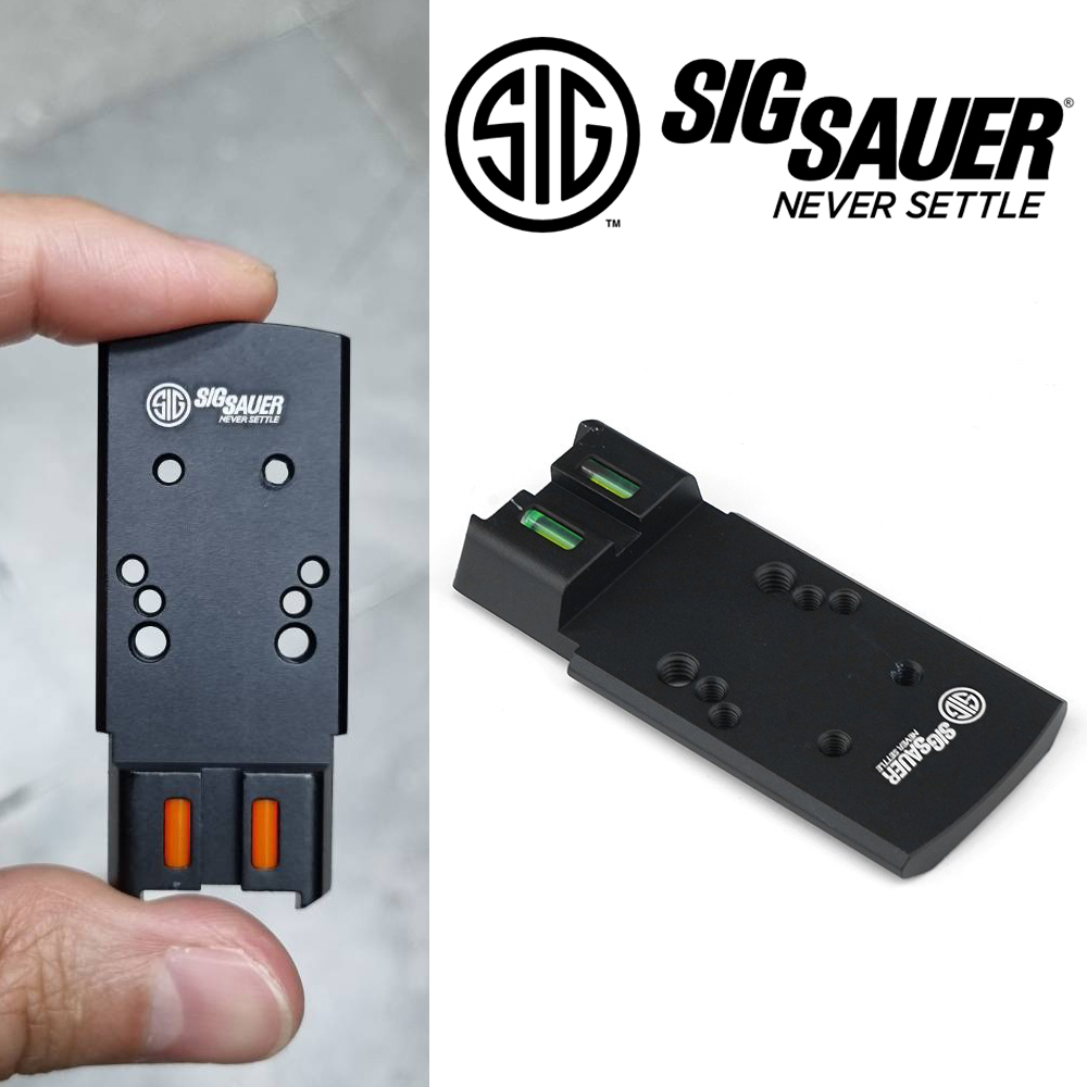 เพลทติด Dot พร้อมศูนย์ Fiber Optic รุ่น SIG P320