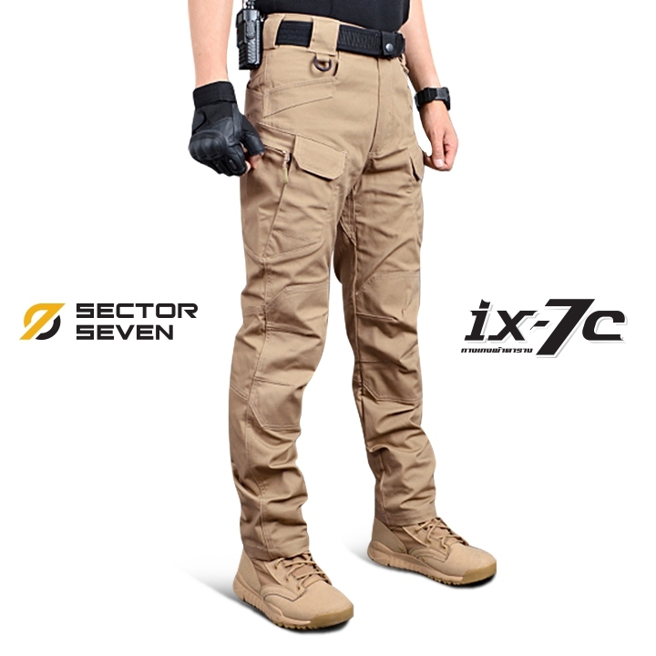 กางเกง Sector Seven IX7C ดำ ผ้าเบา ยืด กันน้ำ (ของแท้) 4 สี