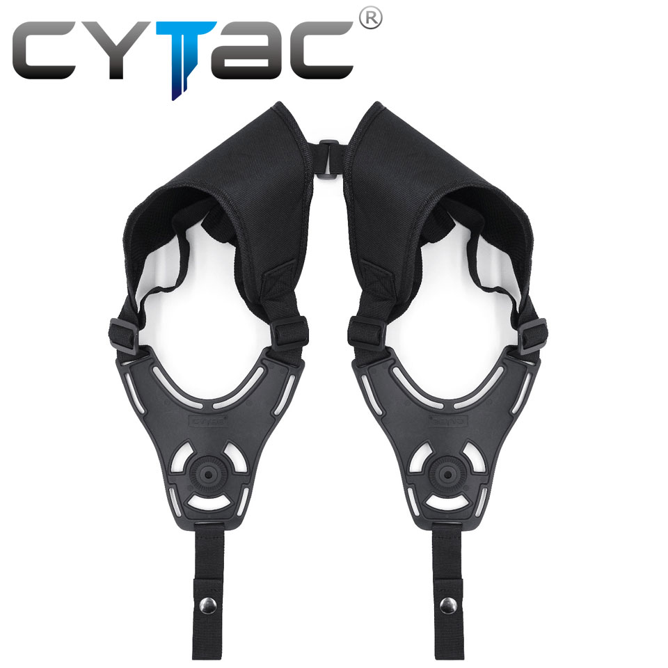 (ของแท้) เพลทสะพายไหล่คู่ ติดกับซองปืน ซองแม็ก Cytac (CY-SHH)