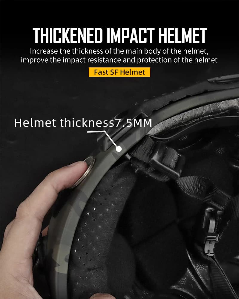 หมวก FAST SF SUPER HIGH CUT รุ่นปรับขนาดได้