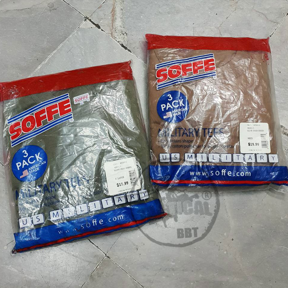 เสื้อยืด SOFFE (แพ็ค 3 ตัว)