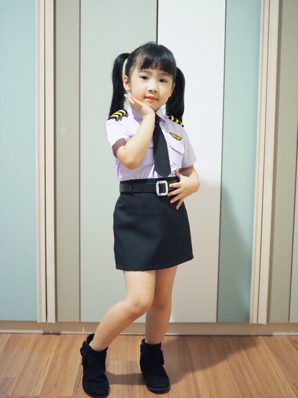 ชุดนักบินชุดอาชีพในฝันสำหรับเด็ก(หญิง)