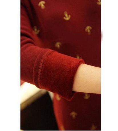 PreOrderคนอ้วน - เสื้อกันหนาวแฟชั่น ไซส์ใหญ่ คนอ้วน ผ้าฝ้ายแขนยาว ข้างในเป็นกำมะหยี่เก็บความร้อน สี : ไวน์แดง / ดำ