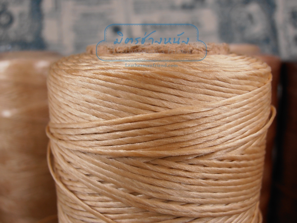ด้ายเทียนนอก แบบเส้นเกลียวกลม ขนาด 0.8 มิล แบบญี่ปุ่น