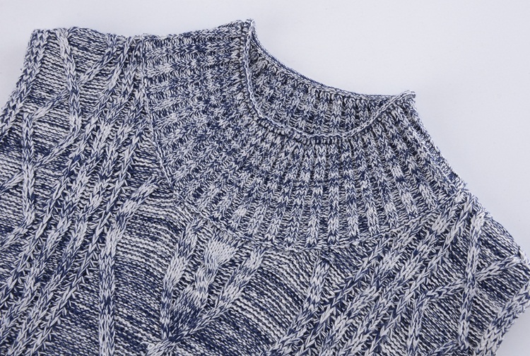 PreOrderคนอ้วน - เสื้อกั๊กไหมพรมกันหนาวไซส์ใหญ่ แขนกุด ไว้ใส่ทับด้านนอก สี : น้ำเงิน / เบจ