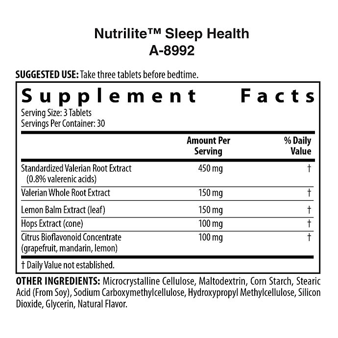 Nutrilite Sleep Health ช่วยให้คุณผ่อนคลายและนอนหลับได้ง่ายขึ้น Amway USA