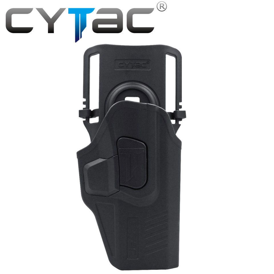 (งานแท้) ซองปืนปลดนิ้วชี้ + เพลทลดต่ำ + รัดขา ยี่ห้อ Cytac