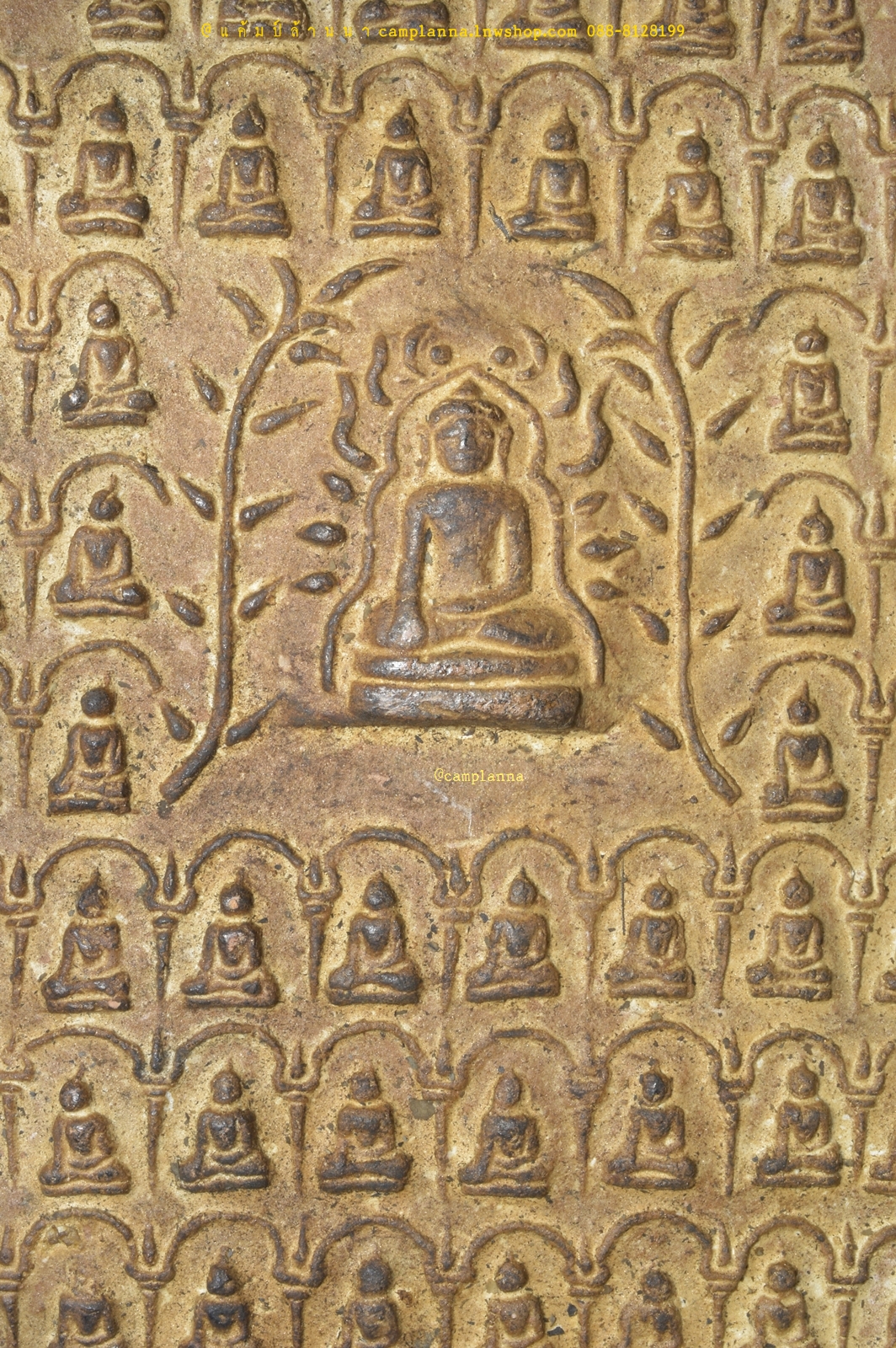 พระแผงหัวใจกำแพง เนื้อดิน กรุวัดเขาพนมเพลิง 10.3x16.2 cm ศรีสัชนาลัย สุโขทัย งดงามอลังการคมชัดสมบูรณ์แบบ