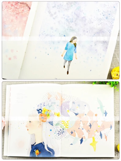 "พริ้วไหวบนปลายพู่กัน" หนังสือสอนวาดสีน้ำ