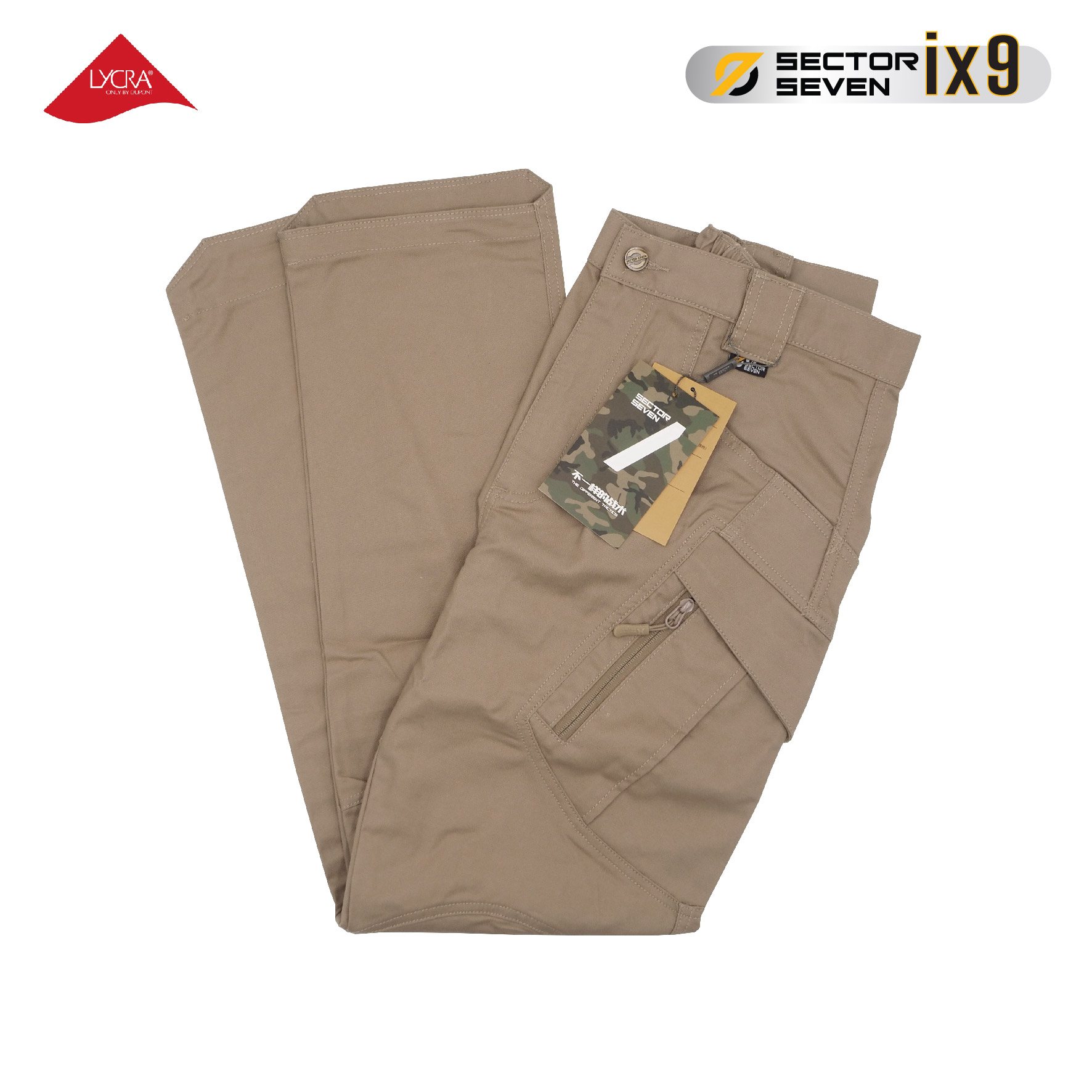 กางเกง Sector Seven IX9 ทราย ผ้าหนา ยืด กันน้ำ (ของแท้)