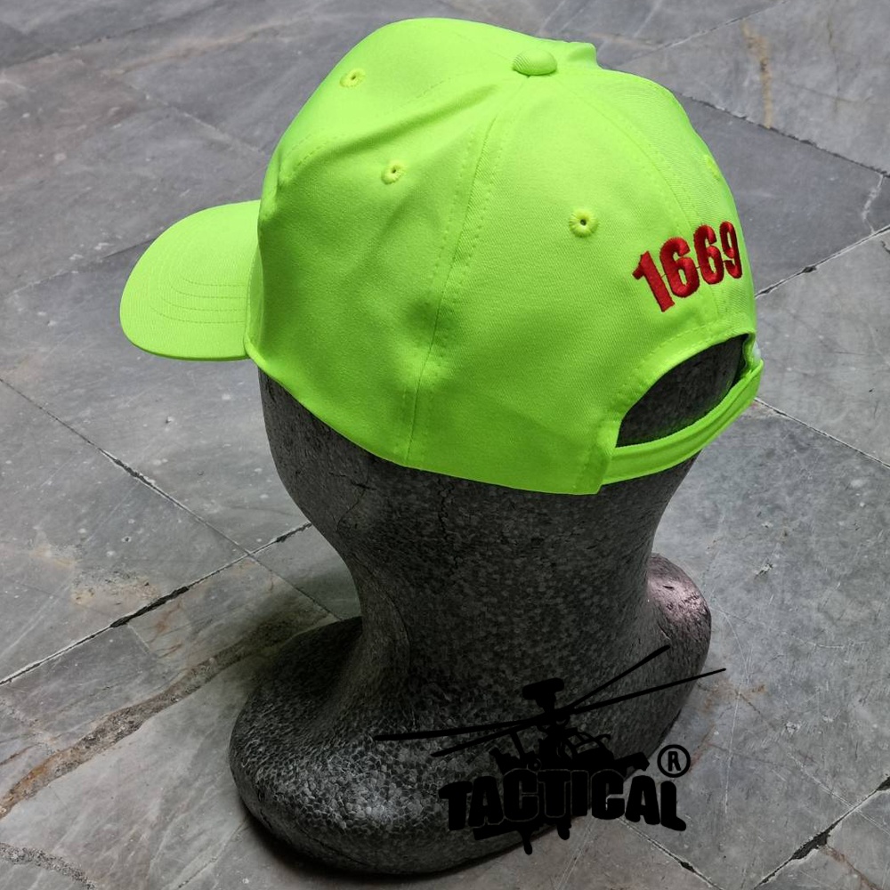 หมวกแก๊ปเหลืองมะนาว สพฉ. 1669 ซิปหลัง