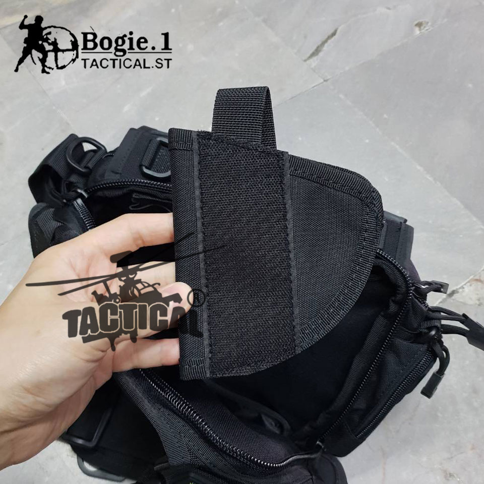 กระเป๋าปืนสะพายไหล่ สี่เหลี่ยมกลาง ผ้า Cordura