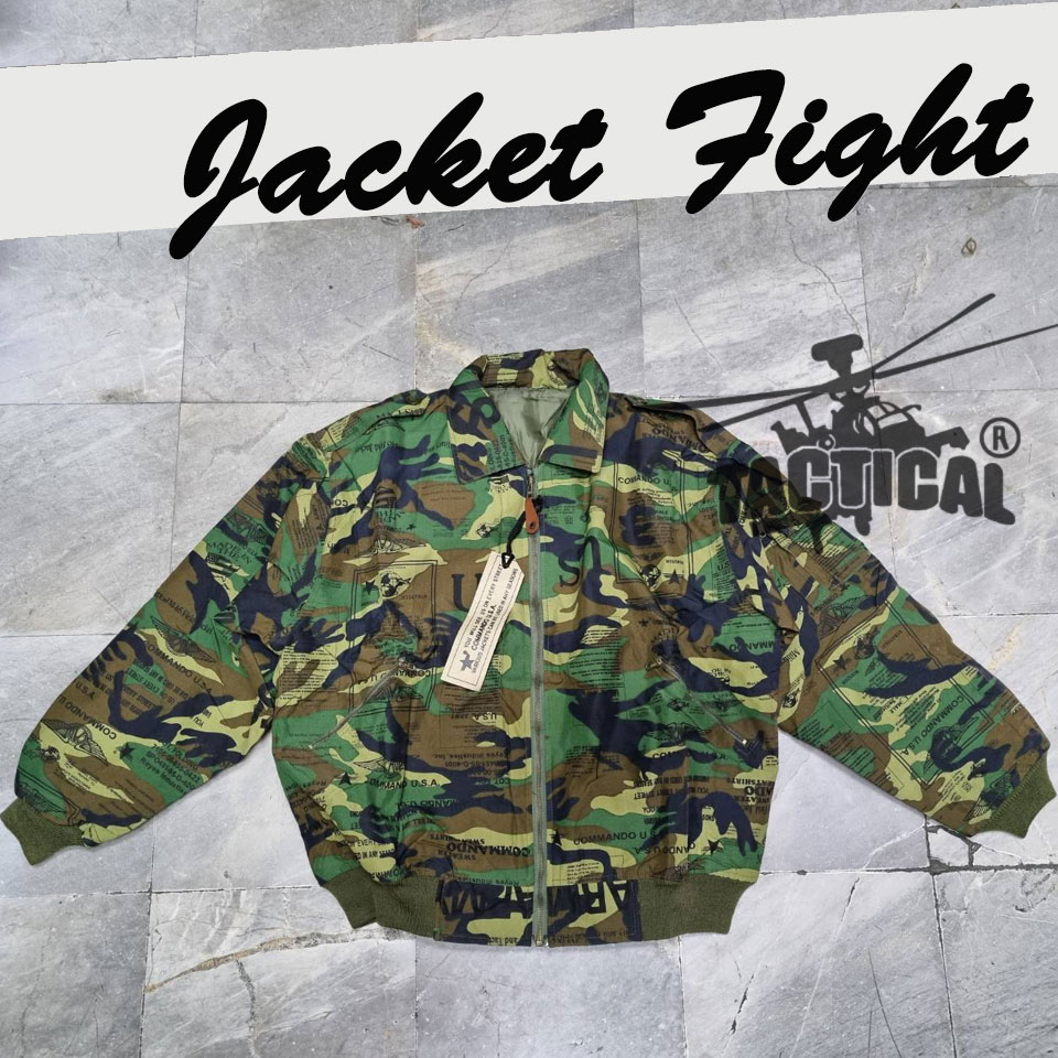 Jacket ผ้าหนาพรางทบ. เอวจั้ม Commando