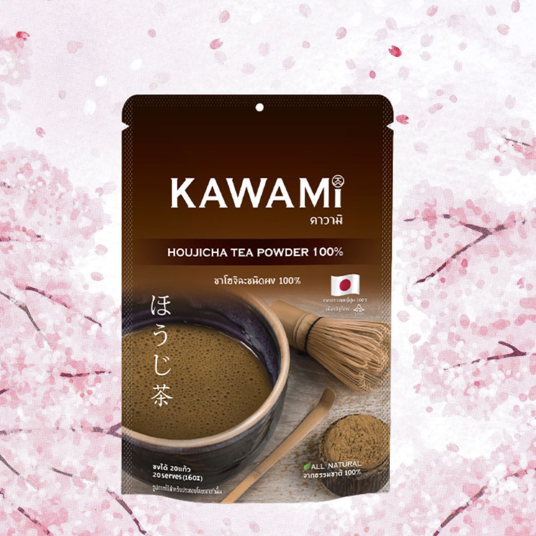 คาวามิ โฮจิฉะ 100% ขนาด 100 กรัม Kawami Hojicha 100% size 100 g. รหัส 1141