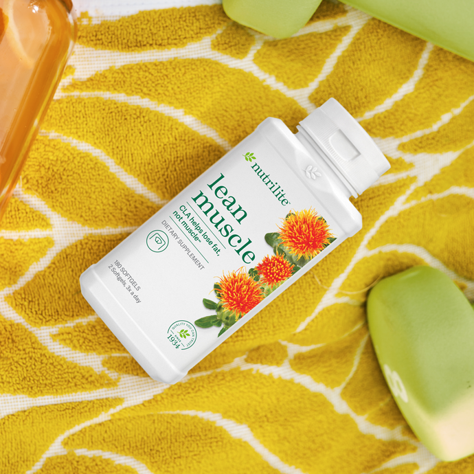 NUTRILITE Lean Muscle (CLA500) ช่วยลดน้ำหนักอย่างปลอดภัย ไม่โยโย้ เร่งการเผาผลาญไขมัน ผลิตจากดอกคำฝอย 100% Amway USA