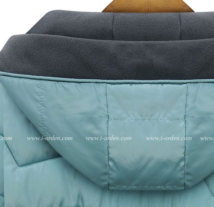 PreOrderคนอ้วน - เสื้อกันหนาวแฟชั่น ไซส์ใหญ่ คนอ้วน ผ้าฝ้ายโพลิเอสเตอร์บุนวม สีฟ้า