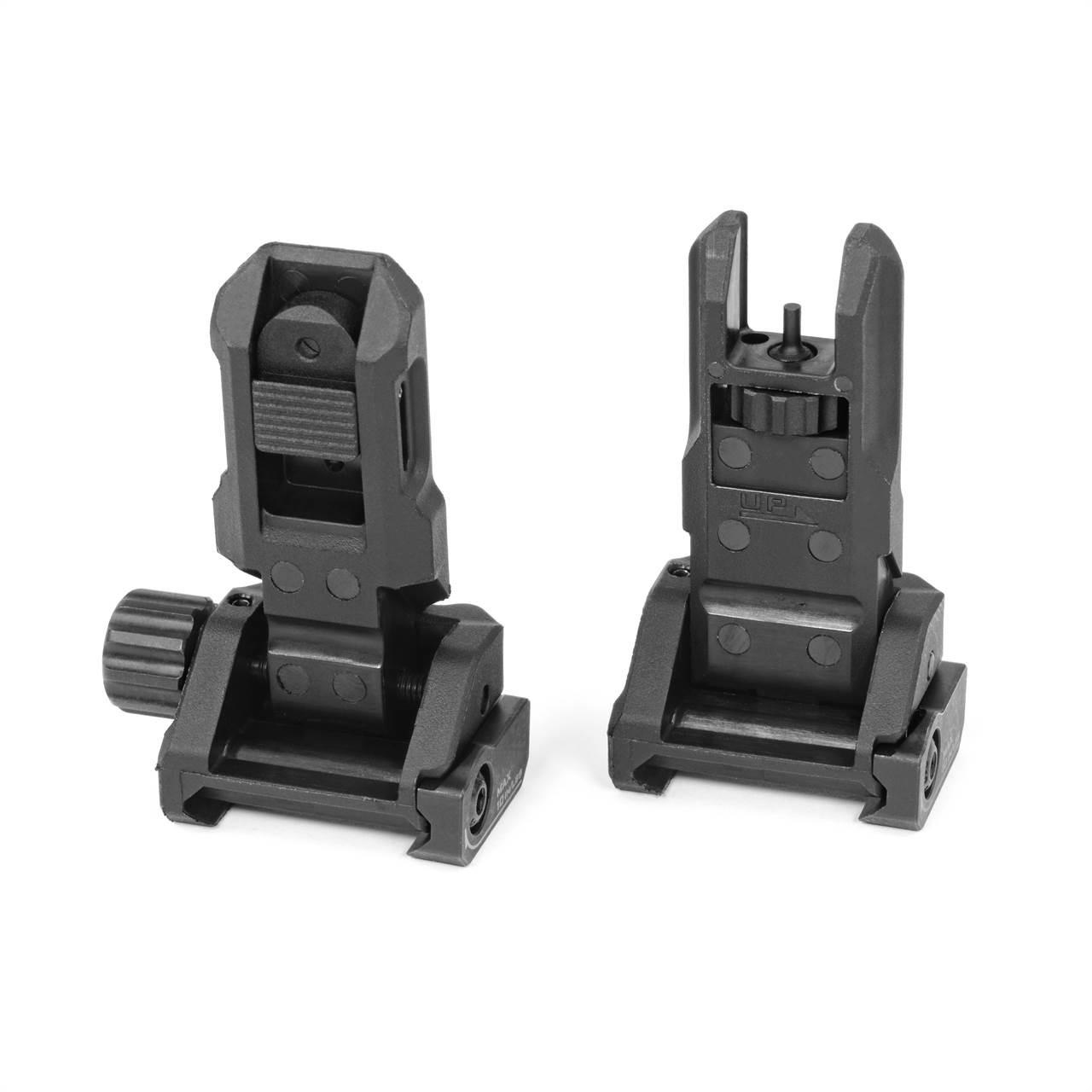 ศูนย์หน้า-หลัง พับได้ ทรง Strike Polymer Backup Sights