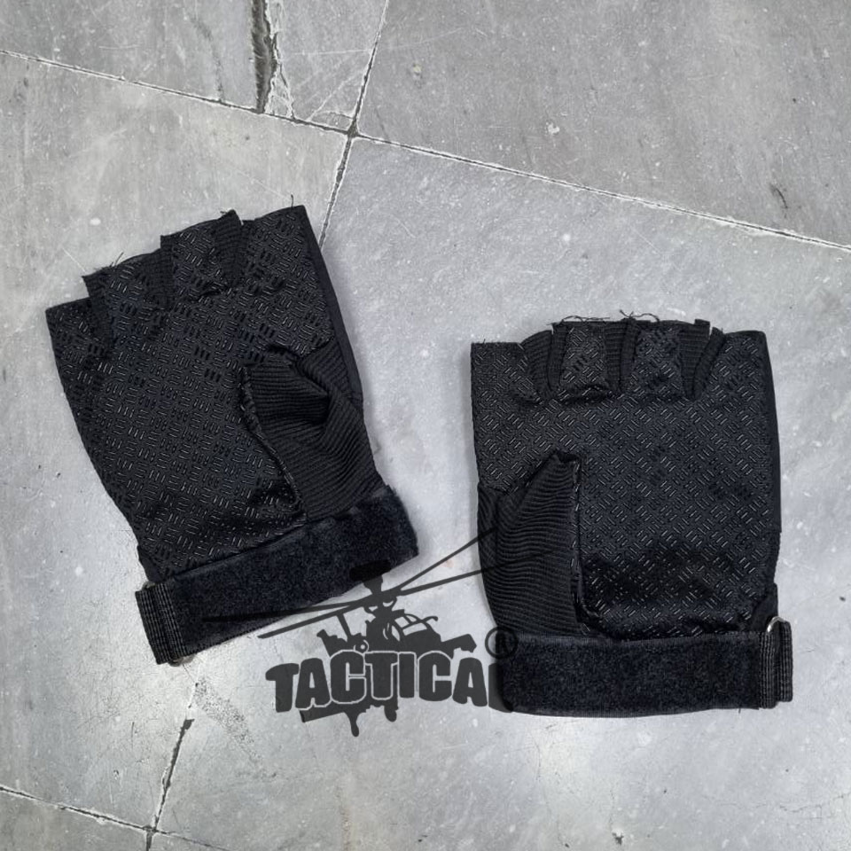 ถุงมือสนับนิ่ม ครึ่งนิ้ว (บาง)