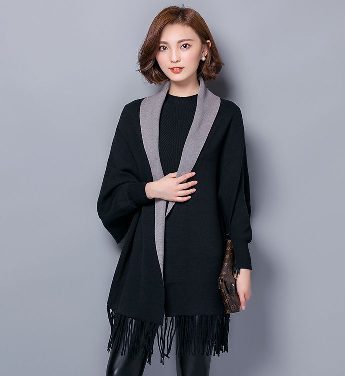 PreOrderเสื้อผ้าคนอ้วน - เสื้อคลุมกันหนาว ไฮโซ หรู ๆ สี : เทา / ดำ / แดง / ฟ้า