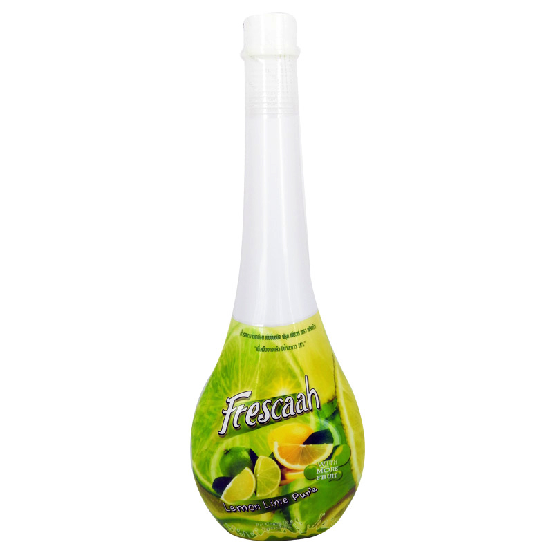 น้ำผลไม้ชนิดเข้มข้น ตราเฟรชก้า ขนาด750 ml. แต่งกลิ่นเลียนแบบธรรมชาติ เจือจางแล้ว มีน้ำผลไม้ 15 %