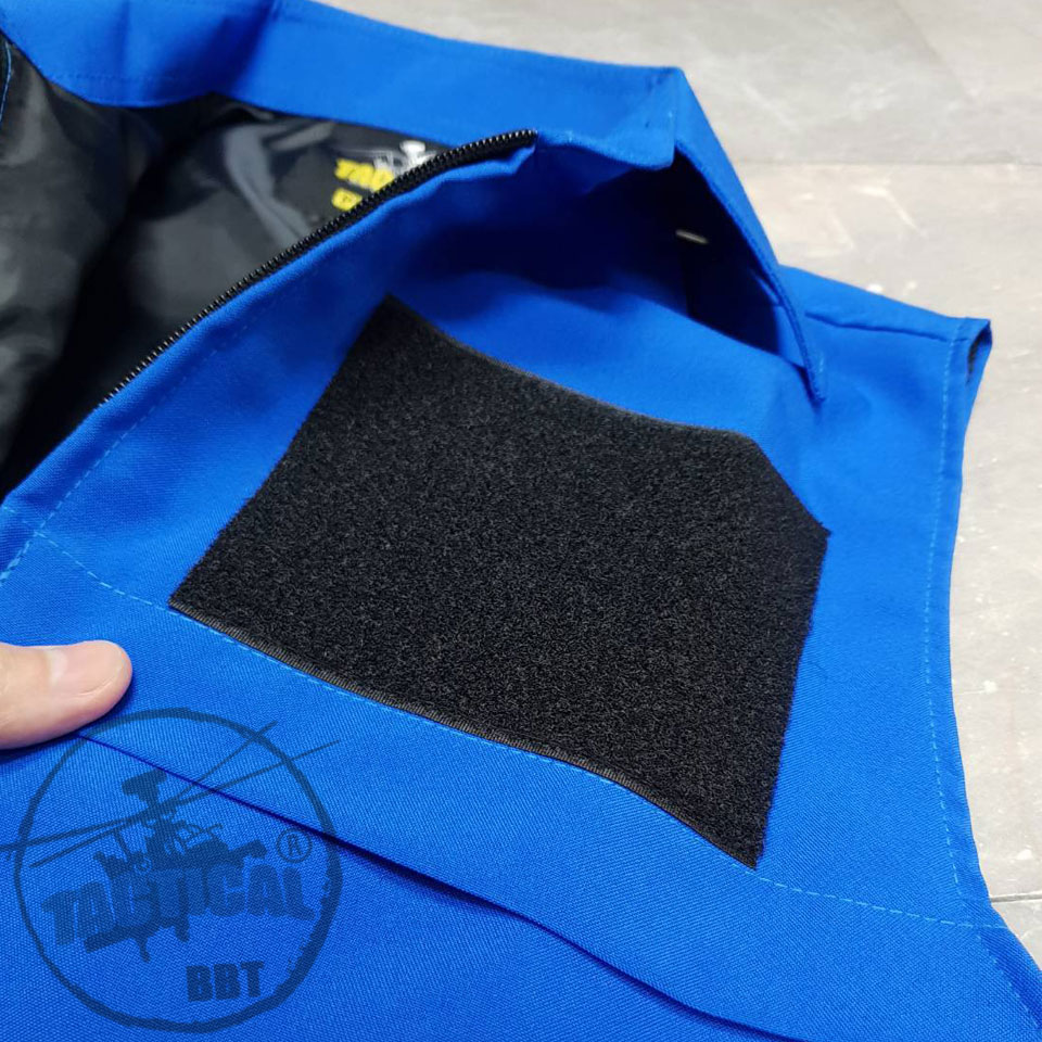 เสื้อกั๊กคอปก กรมการปกครอง น้ำเงินฟ้า ยี่ห้อ TACTICAL