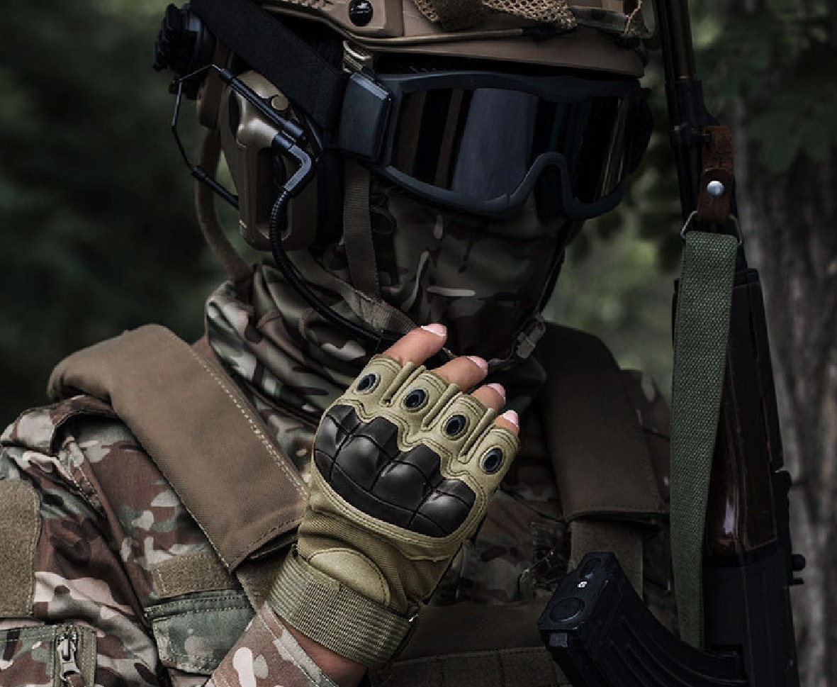 ถุงมือครึ่งนิ้ว OK สนับนิ่ม (3 สี)