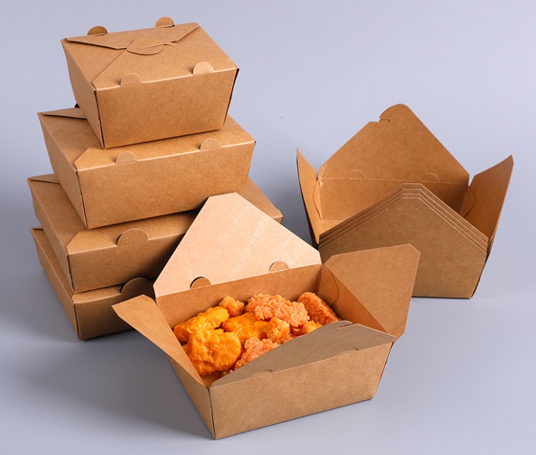 กล่องอาหารทรงเหลี่ยม แบบมีช่องระบายไอน้ำ แพ็ค 50 ชิ้น