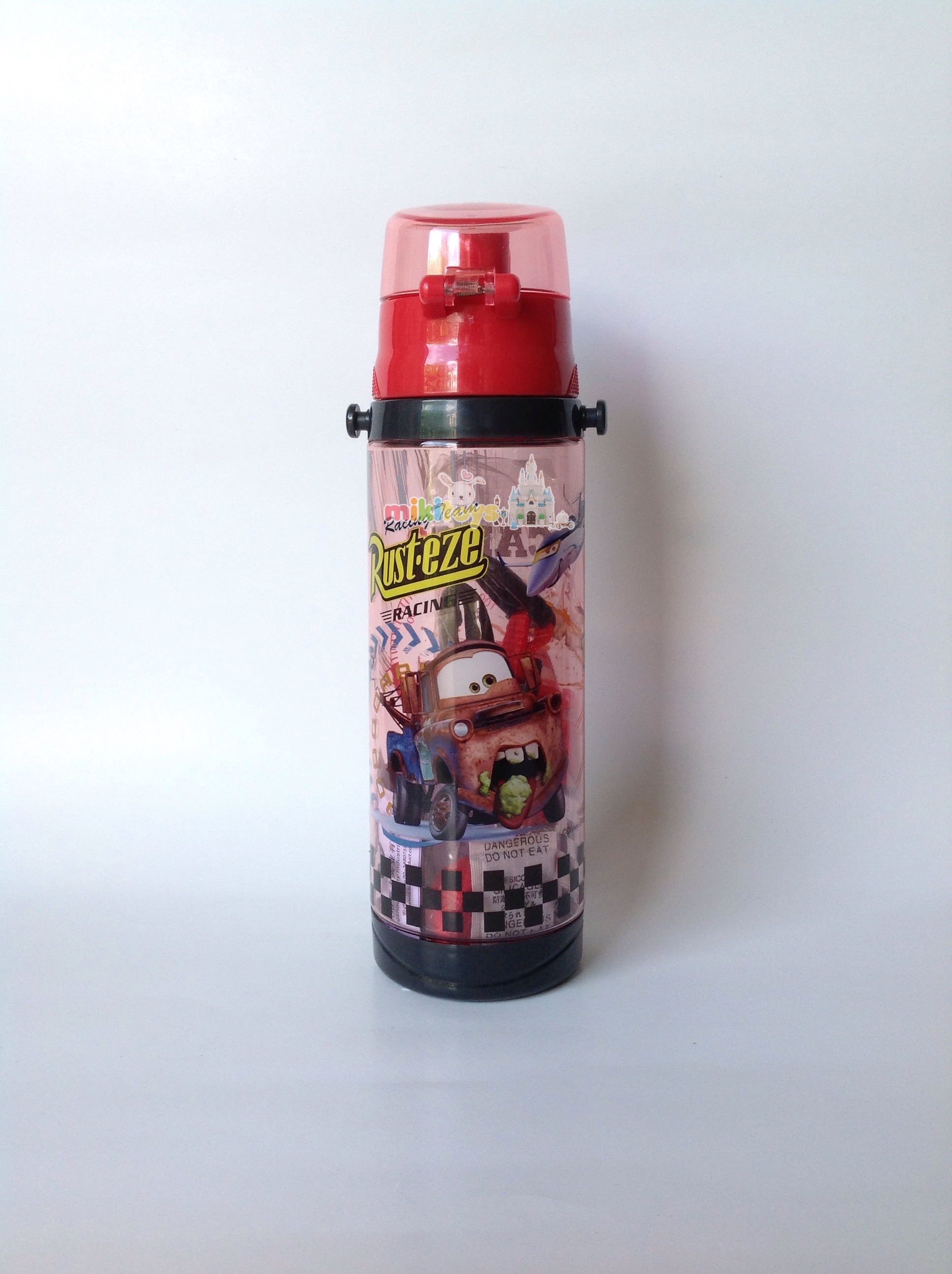 กระติกน้ำลายรถแข่ง คาร์ Disney Cars McQueen RED *BPA Free ปลอดภัย รุ่นยกดื่ม