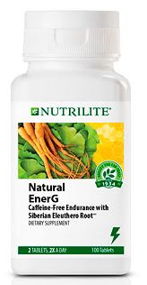 Nutrilite Natural EnerG อาหารเสริมทดแทนคาเฟอีน ให้คุณทำงานได้ต่อเนื่อง กระปรี้กระเปร่า ไม่ง่วงนอน(Sugar Free) Amway USA