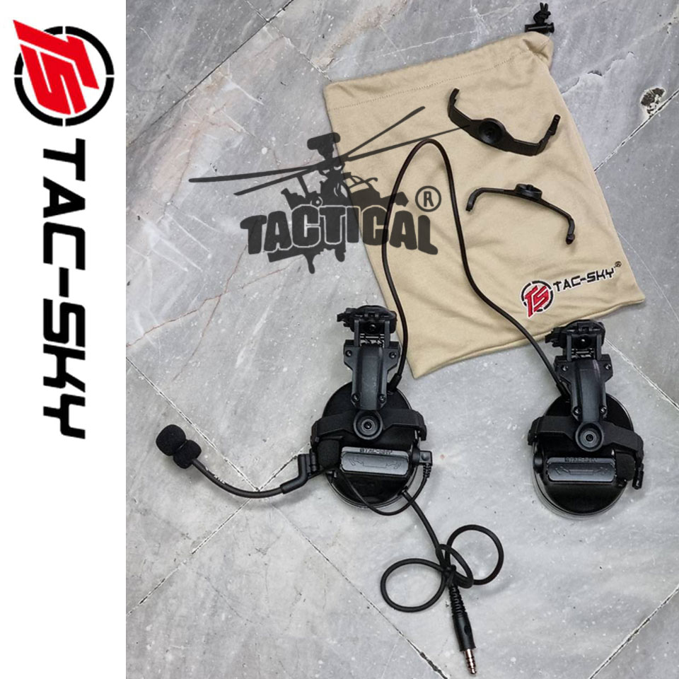 หูฟังสื่อสารตัดเสียงได้ ทรง Comtac III ยี่ห้อ Tac-Sky