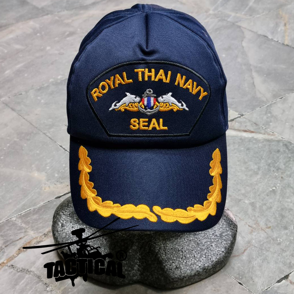 หมวกแก๊ปกรมท่า Royal Thai Navy มีช่อ