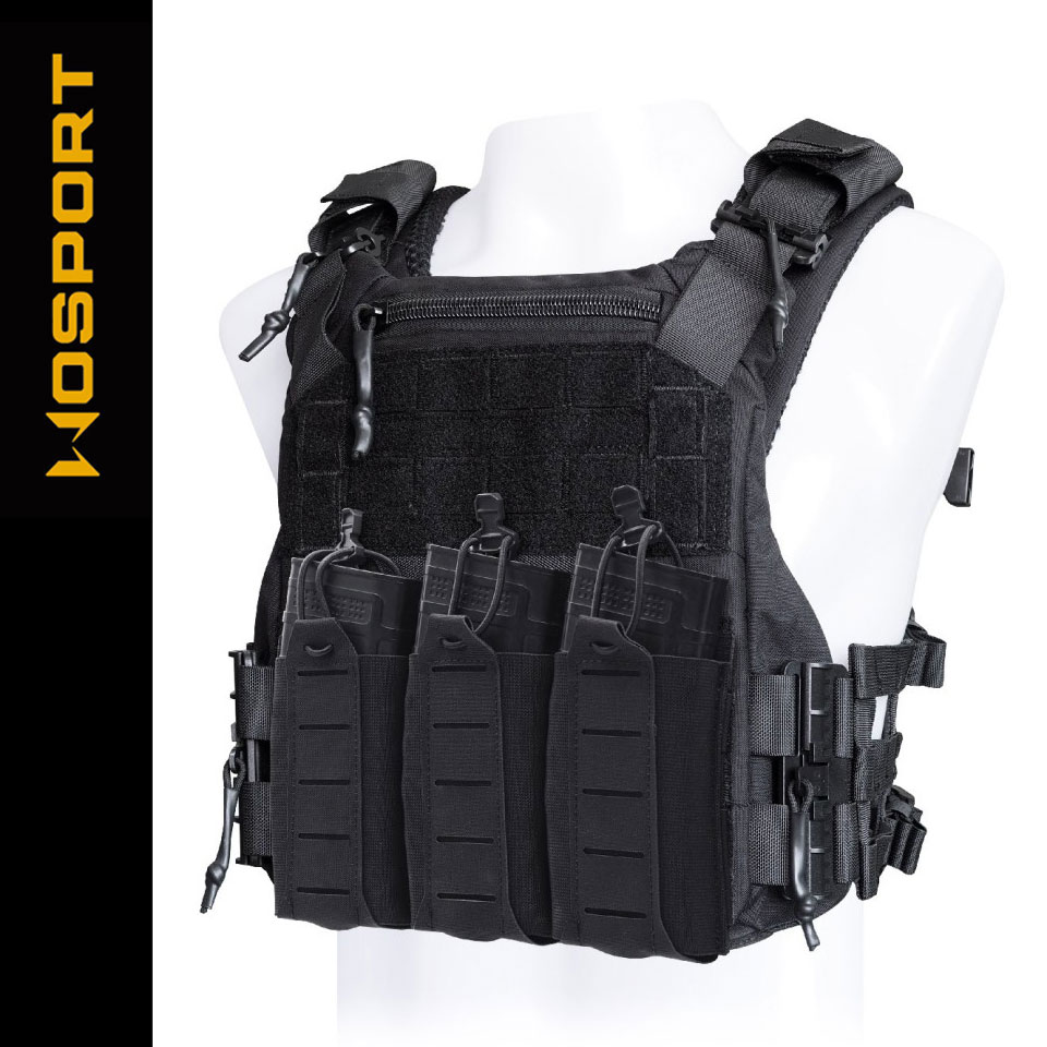 ซองแม็กกาซีน M4 (Lightweight Triple Elastic Mag Pouch) ยี่ห้อ Wosport