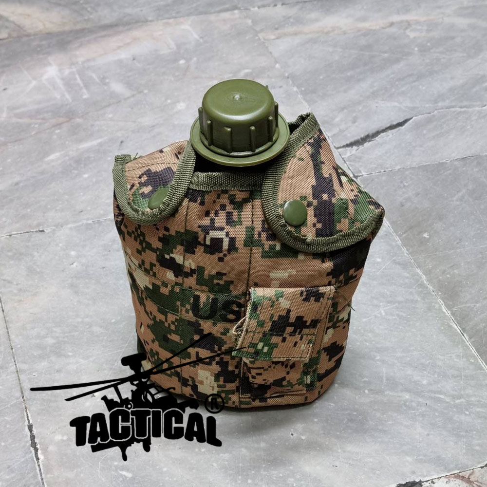 กระติกน้ำพร้อมปลอก มีกระทะ สกรีน US