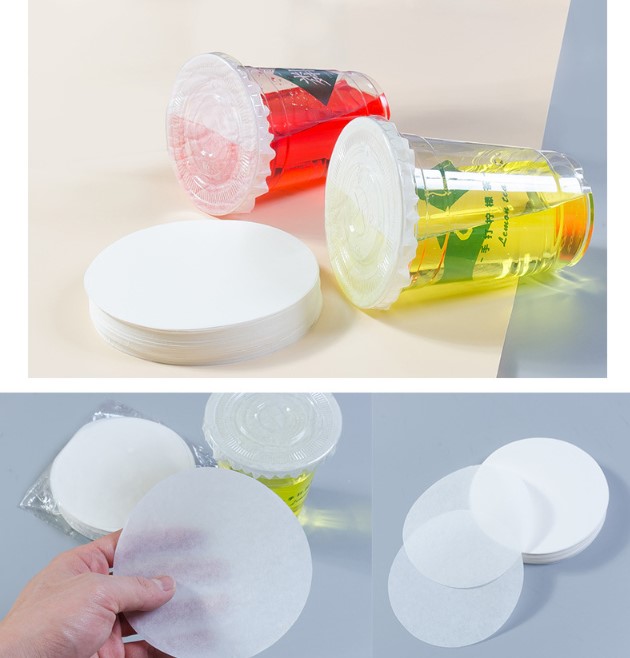 กระดาษไขปิดปากแก้ว กันหก