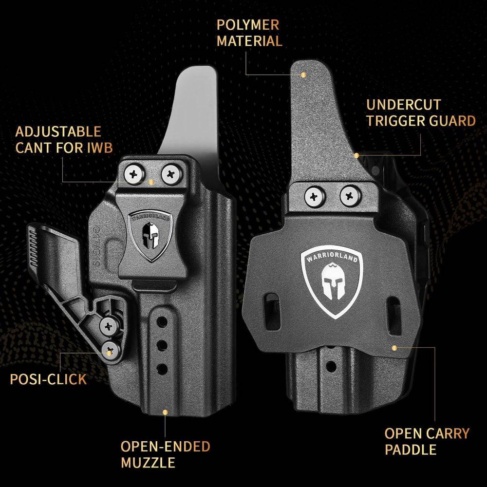 ซองพกใน/นอก G17/19 Polymer ยี่ห้อ Warriorland