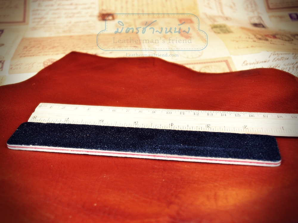 กระดาษทราย 2 หน้าใหญ่ แบบเหลี่ยม