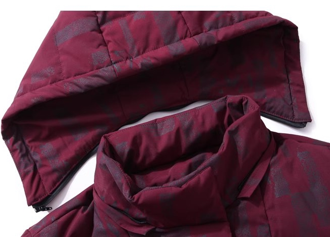 2324-0100 แจ็คเก็ตไซส์ใหญ่ บุนวม ยาวพอดี เหมาะกับวัยกลาง ๆ สว. นะคะ มีHoodถอดได้