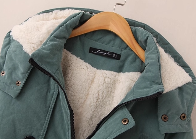 2324-0008 เสื้อกันหนาวไซส์ใหญ่ ผ้ากำมะยี่ บุขนนุ่มมาก ใส่ได้ทั้งญ/ช