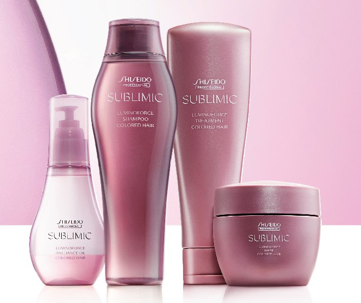 SHISEIDO SUBLIMIC Luminoforce Shampoo 250 ml แชมพูสำหรับผมทำสี พร้อมปกป้องเส้นผมทำสีจากการซีดจาง