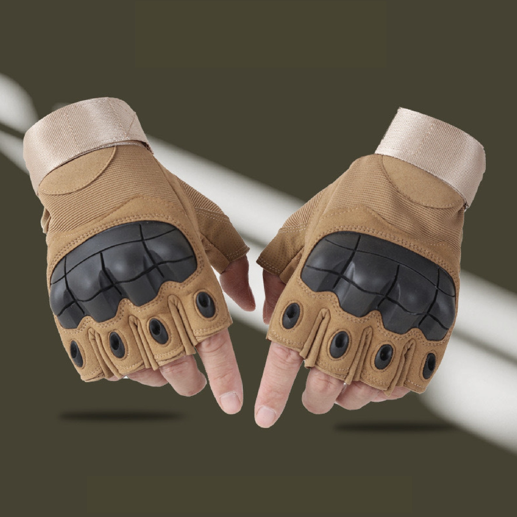 ถุงมือครึ่งนิ้ว OK สนับนิ่ม (3 สี)