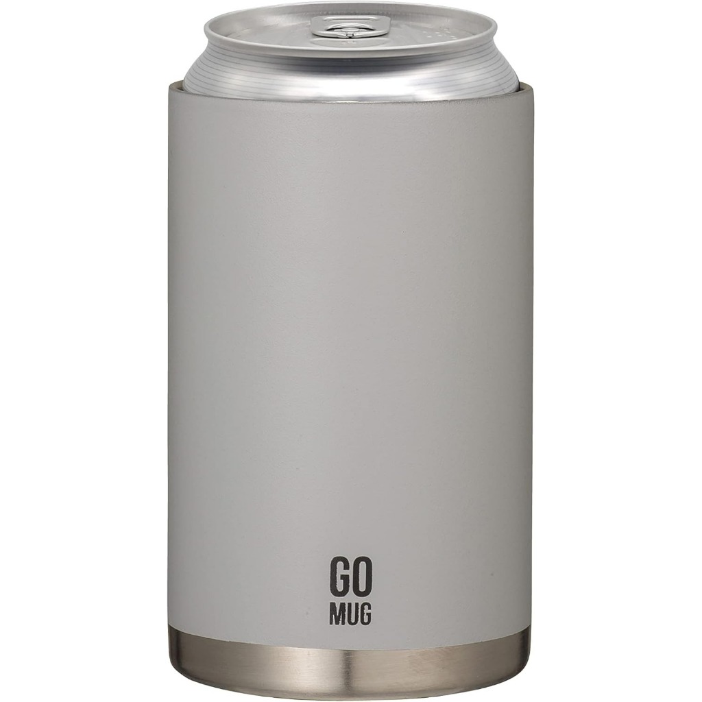 CB JAPAN CAN GOMUG 2in1 ขนาด 350ml แก้วเก็บความเย็น-ร้อนสุญญากาศ สแตนเลส 2 ชั้น สีเบจและสีเทาอ่อน ใช้ใส่เบียร์กระป๋องสั้น หรือใช้เป็นแก้วเบียร์ดื่ม