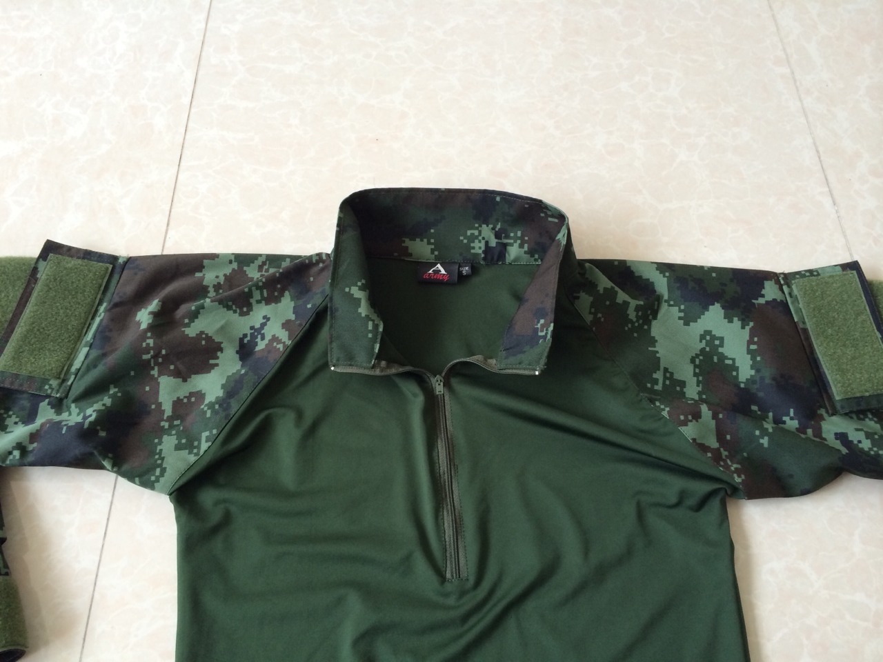 เสื้อ Combat Shirt ดิจิตอลทบ. กลางเขียว