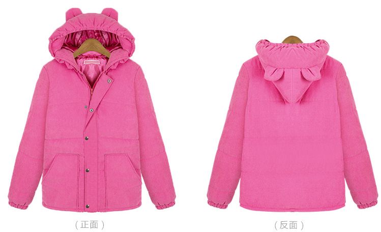 PreOrderไซส์ใหญ่ - เสื้อกันหนาวแฟชั่น ไซส์ใหญ่ หนาใยฝ้าย ไม่หนัก มีHood สี : ดำ / น้ำเงิน / ชมพู