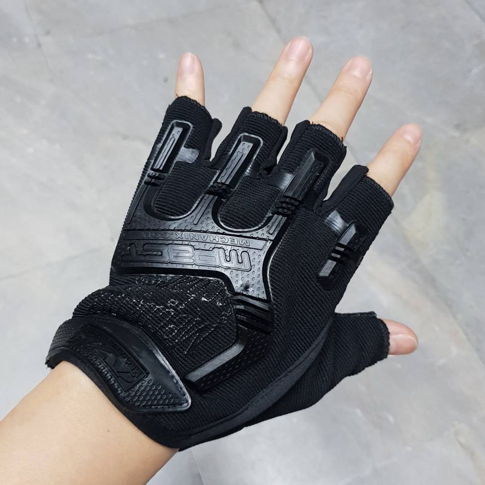 ถุงมือครึ่งนิ้ว Mechanix รุ่น M-Pact (บาง) Free Size