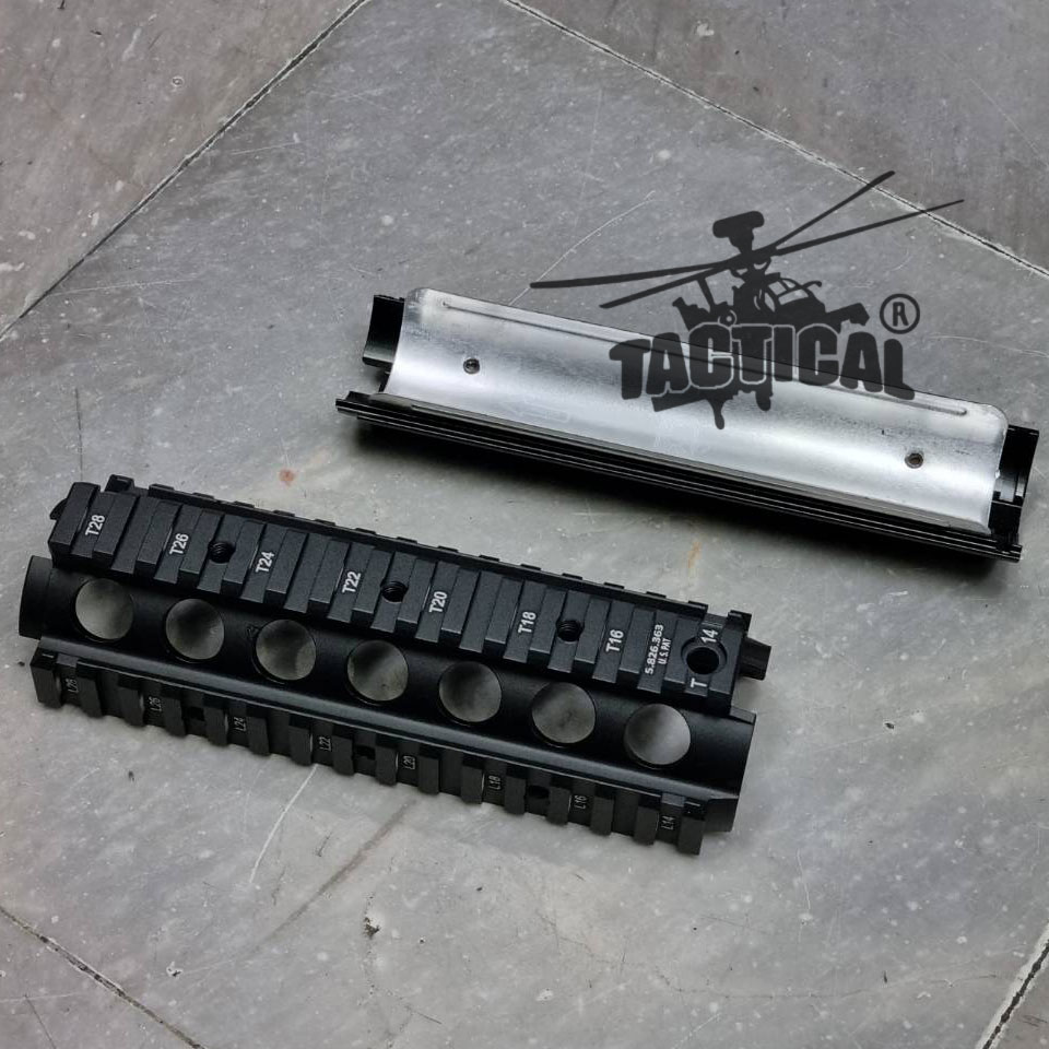 ชุดหน้า M4 CQB ระบบราง Picatinny 7 นิ้ว (มีแผ่นอลูมิเนียม)