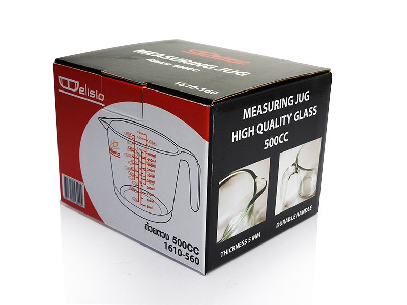 ถ้วยตวงดีลิซิโอ้ Delisio 500 cc/18 Oz. แก้วหนา 5 mm. 1610-560