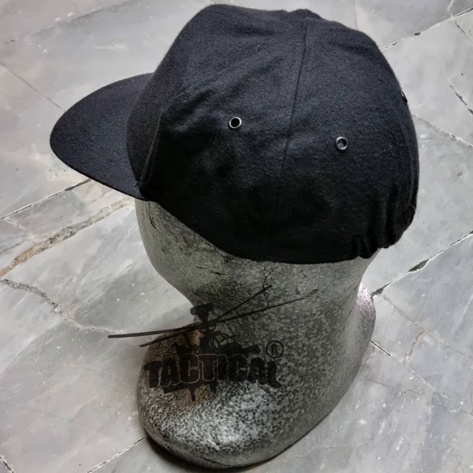 หมวกแก๊ปยางยืด ดำ/กรมท่า