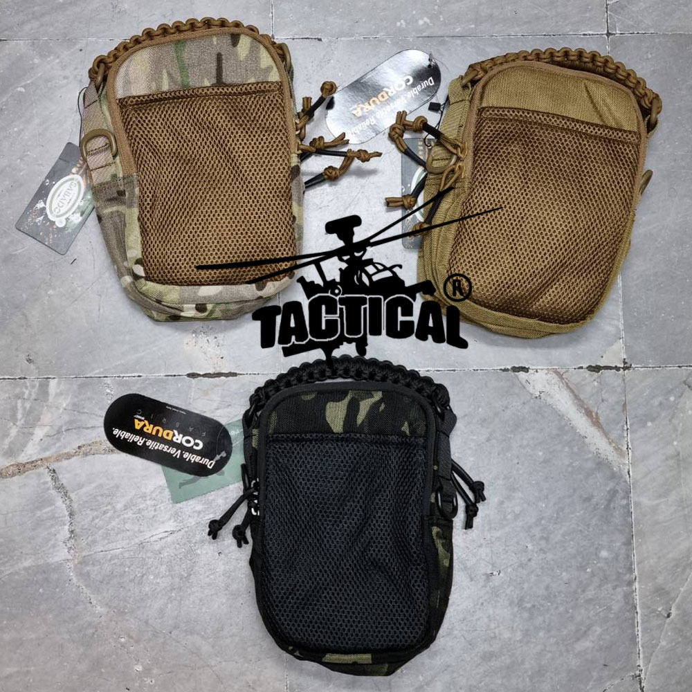 กระเป๋าสะพายข้างแบบ Molle หูหิ้วร้อยเชือกพาราคอร์ด