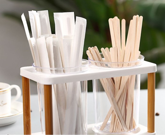 ไม้คนกาแฟ แบบใช้แล้วทิ้ง แพ็ค 490-500 ชิ้น (แพ็คแยกชิ้น)